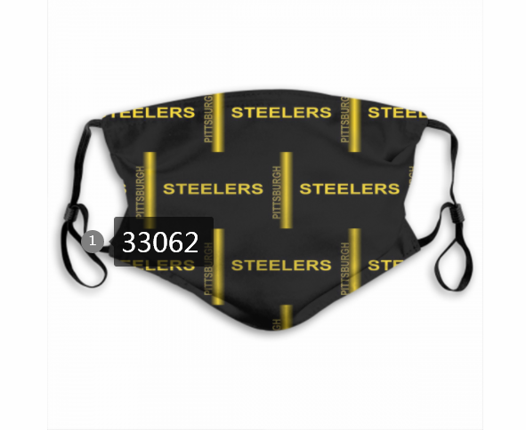 New 2021 NFL Pittsburgh Steelers46 Dust mask with filter